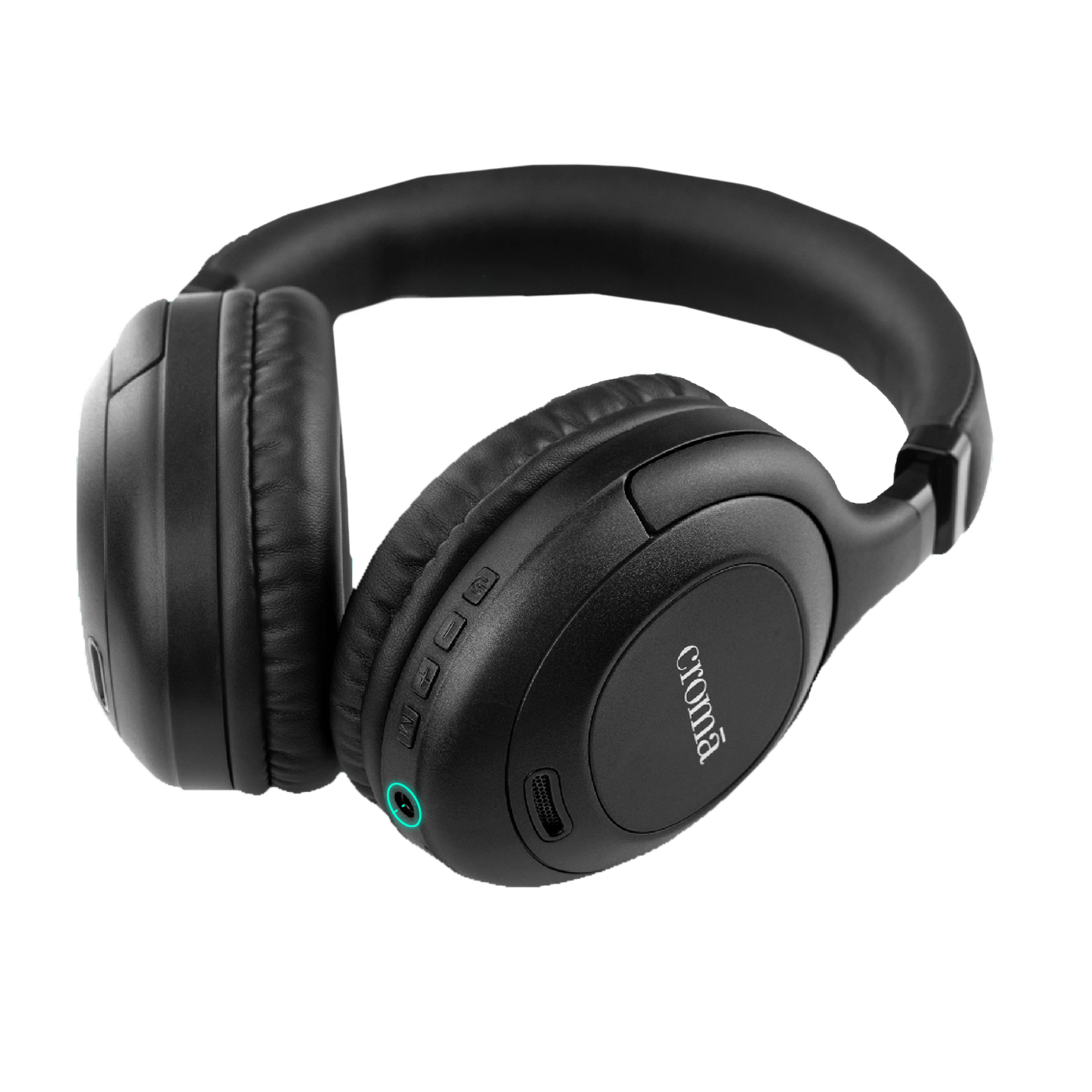 Croma CREEH1903sHPA1 Bluetooth Headphone with Mic Up to 16 Hours Playback On Ear Black